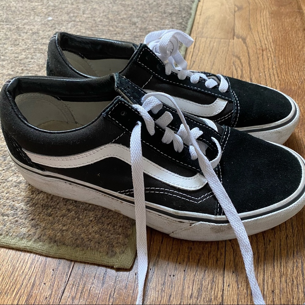 black old school vans